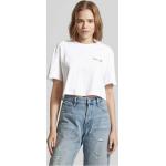 Weiße Calvin Klein Underwear T-Shirts aus Baumwolle für Damen Größe L 
