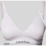 Fliederfarbene Calvin Klein Underwear Triangel-BHs aus Spitze mit verstellbaren Trägern für Damen Größe S 