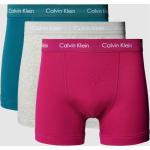 Hellgraue Calvin Klein Underwear Herrenunterhosen aus Baumwolle Größe XL 3-teilig 