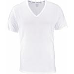 Weiße Calvin Klein V-Ausschnitt Herrenunterhemden Größe S 2-teilig 