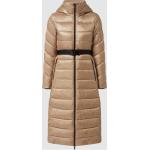 Kamelbraune Gesteppte Calvin Klein Damensteppmäntel & Damenpuffercoats aus Polyamid mit Kapuze Größe XS für den für den Herbst 
