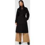Schwarze Calvin Klein Trenchcoats aus Baumwolle für Damen Größe S für den für den Herbst 