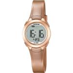 CALYPSO WATCHES Digitaluhr »Calypso Damen Uhr K5677/3 Kunststoffband«, (Armbanduhr), Damen Armbanduhr rund, PURarmband roségold, Sport, goldfarben