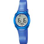 CALYPSO WATCHES Digitaluhr »Calypso Damen Uhr K5677/5 Kunststoffband«, (Armbanduhr), Damen Armbanduhr rund, PURarmband blau, Sport, blau