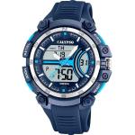 CALYPSO WATCHES Digitaluhr »UK5779/3 Calypso Herren Jugend Uhr Analog-Digital«, Herren, Jugend Armbanduhr rund, Kunststoffarmband blau, Sport, blau