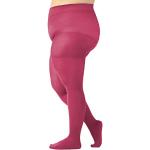 Pinke Blickdichte Strumpfhosen aus Spitze für Damen Größe XL Große Größen 