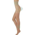 Nudefarbene Stützstrumpfhosen für Damen Größe 3 XL 