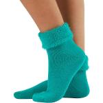 Türkise Oeko-Tex Angora-Socken für Damen Einheitsgröße für den für den Winter 