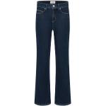 Blaue CAMBIO Nachhaltige 5-Pocket Jeans aus Baumwollmischung für Damen Weite 44 