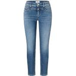Reduzierte Blaue Casual CAMBIO Nachhaltige Slim Fit Jeans aus Baumwolle für Damen 