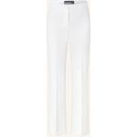 Weiße CAMBIO Ros Nachhaltige Stoffhosen mit Reißverschluss aus Polyamid für Damen Größe S 