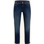 Blaue CAMBIO Piper Nachhaltige Slim Fit Jeans aus Baumwolle für Damen Größe L 