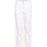 Weiße CAMBIO Piper Nachhaltige Slim Fit Jeans aus Baumwolle für Damen Größe XS 