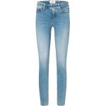 Reduzierte Blaue CAMBIO Nachhaltige Skinny Jeans mit Reißverschluss aus Baumwolle für Damen Größe XS 