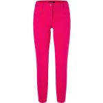 Pinke Unifarbene CAMBIO Nachhaltige Stoffhosen für Damen Größe S für den für den Sommer 