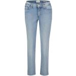 Blaue CAMBIO Piper Bio Slim Fit Jeans aus Denim für Damen Größe XXL 