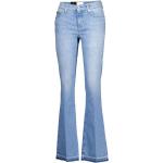 Blaue CAMBIO Nachhaltige 5-Pocket Jeans aus Denim für Damen Größe XXL 
