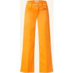 CAMBIO Nachhaltige 5-Pocket Jeans mit Fransen aus Baumwolle für Damen Größe M 