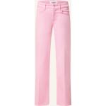 Pinke CAMBIO Nachhaltige 5-Pocket Jeans mit Fransen aus Baumwolle für Damen Größe M 