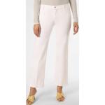 Weiße Unifarbene CAMBIO Nachhaltige Hüftjeans & Low Waist Jeans aus Denim für Damen Größe XS 