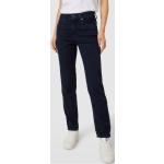 Dunkelblaue CAMBIO Pearlie Nachhaltige 5-Pocket Jeans mit Reißverschluss aus Denim für Damen Größe S 