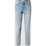 Reduzierte Hellblaue CAMBIO Piper Nachhaltige Slim Fit Jeans mit Reißverschluss aus Baumwollmischung für Damen Größe S 