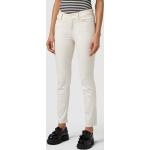 Sandfarbene CAMBIO Piper Nachhaltige Ankle-Jeans aus Baumwollmischung für Damen Größe M 
