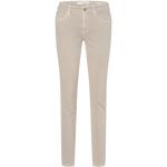 Hellbeige CAMBIO Nachhaltige Slim Fit Jeans aus Baumwolle für Damen Größe L für den für den Frühling 