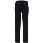 Schwarze CAMBIO Pearlie Nachhaltige Mom-Jeans & Karottenjeans für Damen Größe XS 