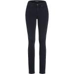 Dunkelblaue Unifarbene CAMBIO Parla Nachhaltige Slim Fit Jeans mit Reißverschluss aus Baumwollmischung für Damen Größe S 