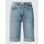 Reduzierte Blaue CAMBIO Nachhaltige Jeans-Shorts mit Reißverschluss aus Baumwollmischung für Damen Größe M 