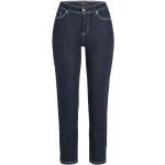 Dunkelblaue CAMBIO Piper Nachhaltige High Waist Jeans aus Baumwolle für Damen Größe XS 