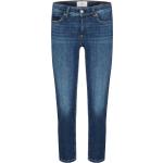 Blaue CAMBIO Piper Nachhaltige Stretch-Jeans mit Reißverschluss aus Denim für Damen Größe L 
