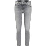 Reduzierte Graue CAMBIO Piper Nachhaltige Skinny Jeans aus Baumwolle für Damen Größe 3 XL 