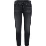 Reduzierte Schwarze CAMBIO Piper Nachhaltige Slim Fit Jeans aus Denim für Damen Größe XXL 
