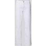 Weiße CAMBIO Nachhaltige Straight Leg Jeans aus Baumwollmischung für Damen Größe M 