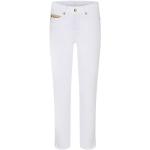 Weiße CAMBIO Piper Nachhaltige Slim Fit Jeans aus Denim für Damen Größe XS Weite 44 