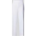 Weiße Unifarbene CAMBIO Nachhaltige Palazzo-Hosen aus Polyamid für Damen Größe S 