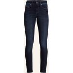 Blaue CAMBIO Parla Nachhaltige Skinny Jeans mit Reißverschluss aus Denim für Damen Größe XS 