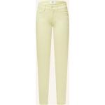 Hellgrüne CAMBIO Piper Nachhaltige Skinny Jeans aus Baumwolle für Damen Größe S 