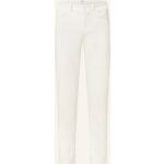 Sandfarbene CAMBIO Piper Nachhaltige Skinny Jeans aus Baumwolle für Damen Größe L 