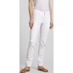 Weiße CAMBIO Parla Nachhaltige Slim Fit Jeans aus Baumwolle für Damen Größe M 
