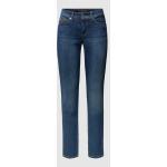 Reduzierte Blaue CAMBIO Parla Nachhaltige Slim Fit Jeans aus Baumwollmischung für Damen Größe L 