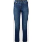 Blaue CAMBIO Piper Nachhaltige Slim Fit Jeans mit Reißverschluss aus Baumwollmischung für Damen Größe S 