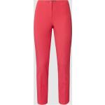 Pinke Unifarbene CAMBIO Ros Nachhaltige Stoffhosen aus Polyamid für Damen Größe L 