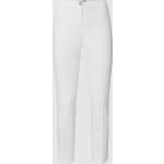 Weiße Unifarbene CAMBIO Ros Nachhaltige Stoffhosen aus Polyamid für Damen Größe M 