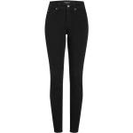 Schwarze CAMBIO Nachhaltige Skinny Jeans aus Denim für Damen Größe S 
