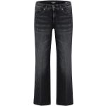Graue Bestickte Loose Fit CAMBIO Nachhaltige Jeans mit Stickerei aus Denim für Damen Größe XL 