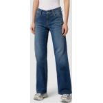 Blaue Loose Fit CAMBIO Nachhaltige 5-Pocket Jeans mit Reißverschluss aus Baumwolle für Damen Größe M 