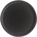 Schwarze Runde Serviertabletts 28 cm 